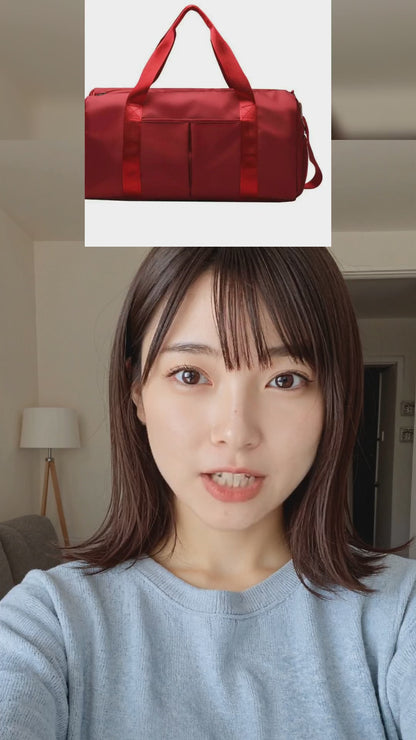 Waterproof Fitness Sports Travel Duffel Bag - Versatile Weekender for Men and Women